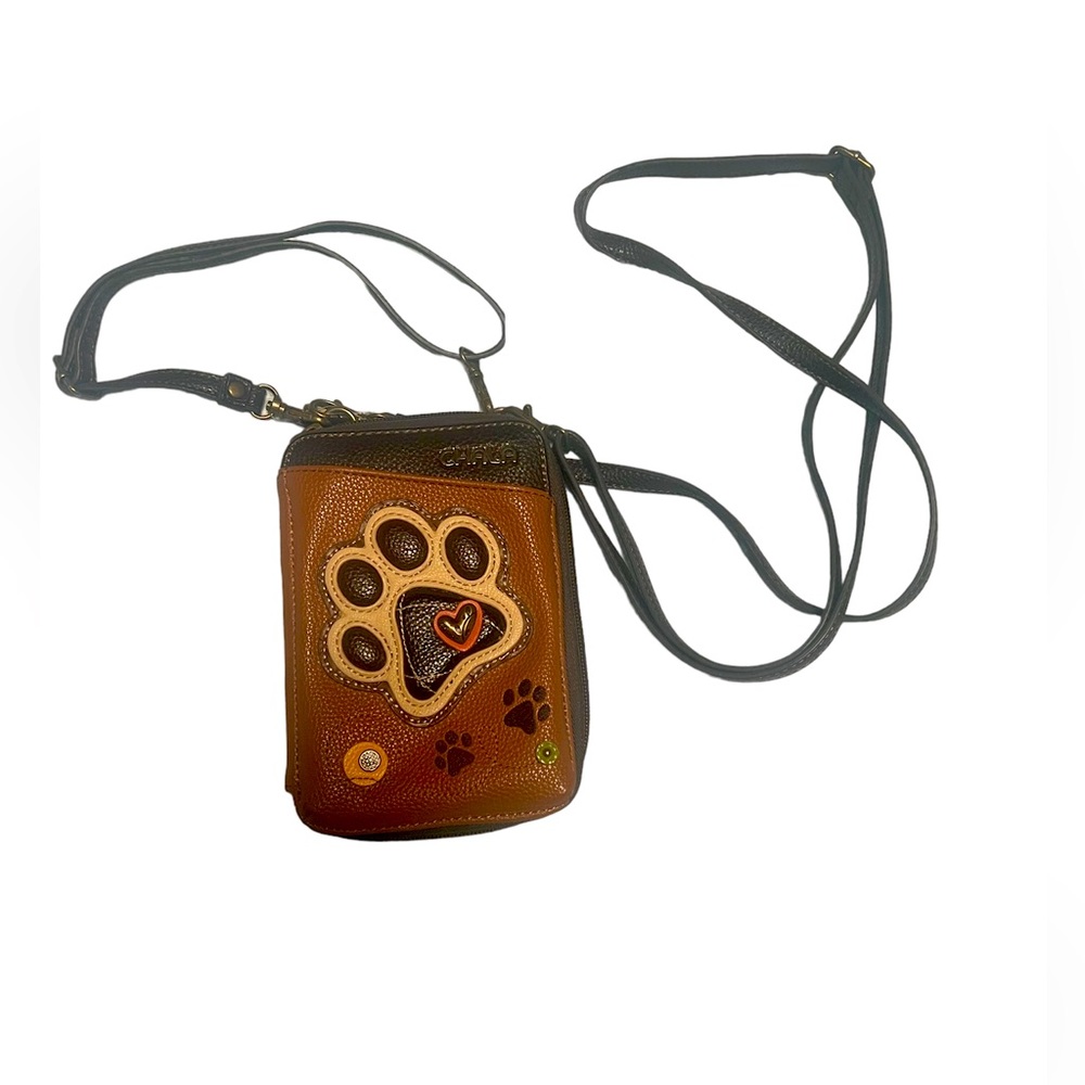 Chala puppy print crossbody wallet